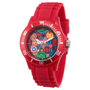 Men's Marvel Classic Marvel Icons Plastic Watch - Red,