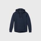 Men's Cotton Fleece Pullover Hoodie Sweatshirt - All In Motion Navy