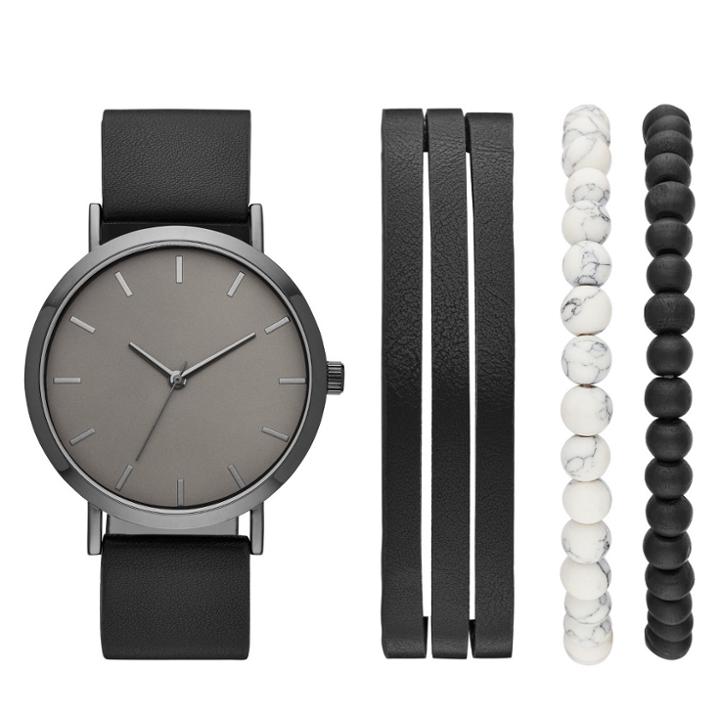 Men's Strap Watch Set - Goodfellow & Co Black