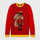 Creative Apparel Concepts Gender Inclusive Nutcracker Sweater - Red Xs, Adult Unisex