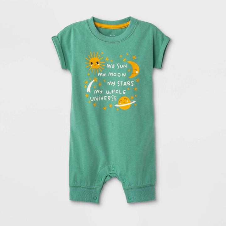 Baby Boys' Universe Romper - Cat & Jack Green Newborn