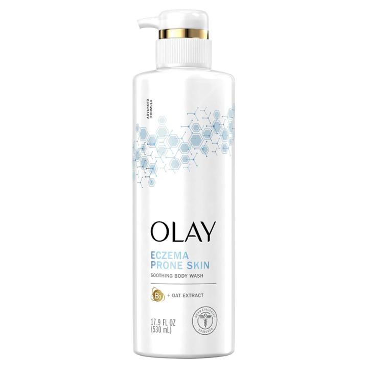 Olay Soothing Body Wash With Vitamin B3 Complex And Oat Extract
