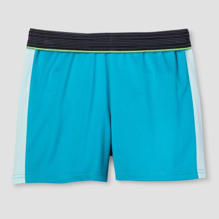 Girls' Training Shorts - C9 Champion Turquoise