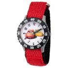 Boys' Disney Cars 3 Lightning Mcqueen And Cruz Ramirez Stainless Steel Time Teacher Watch - Red, Boy's