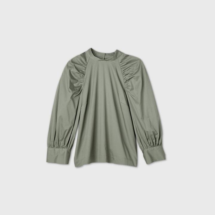 Women's Raglan Twill 3/4 Sleeve Top - Prologue Green