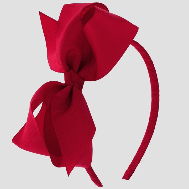 Girls' Side Bow Headband - Cat & Jack Red