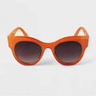 Women's Cateye Sunglasses - A New Day Orange