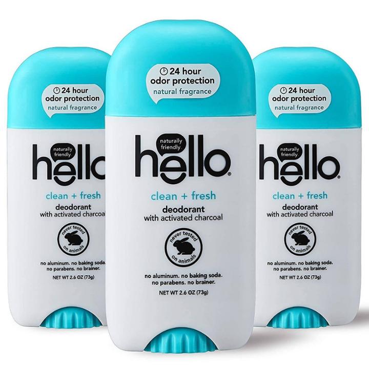 Hello Clean And Fresh Deodorant With Activated Charcoal