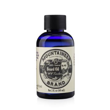 Mountaineer Brand Wv Timber Beard Oil - 2 Fl Oz, Deep Charcoal