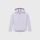 Girls' Fleece 1/4 Zip Sweatshirt - All In Motion Lilac