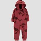 Carter's Just One You Baby Boys' Dino Romper - Red