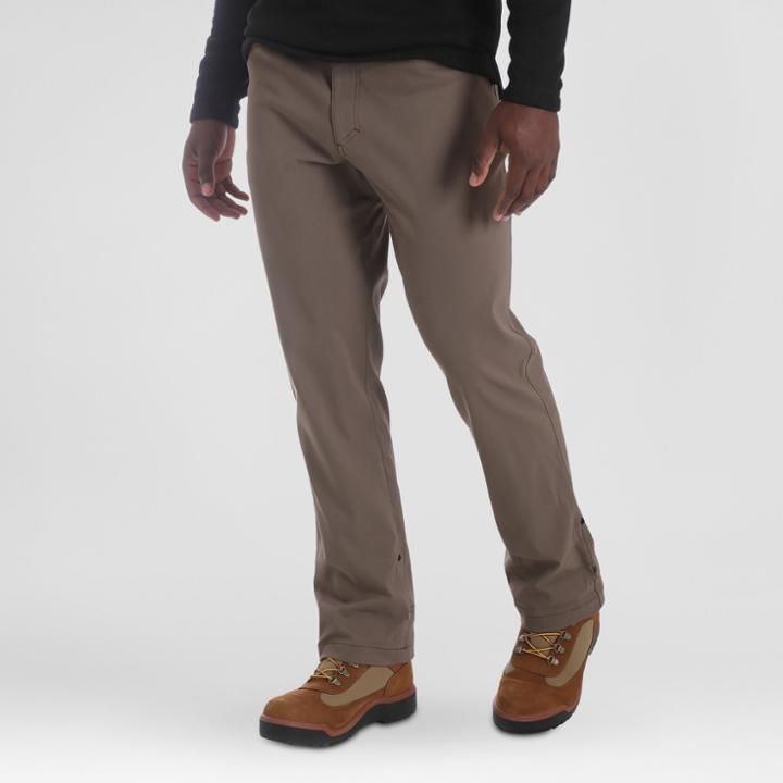 Wrangler Men's Outdoor Stretch Nylon Utility Pants - Bison