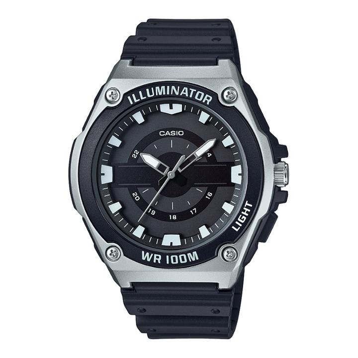 Men's Casio Analog Sports Watch - Black/silver,