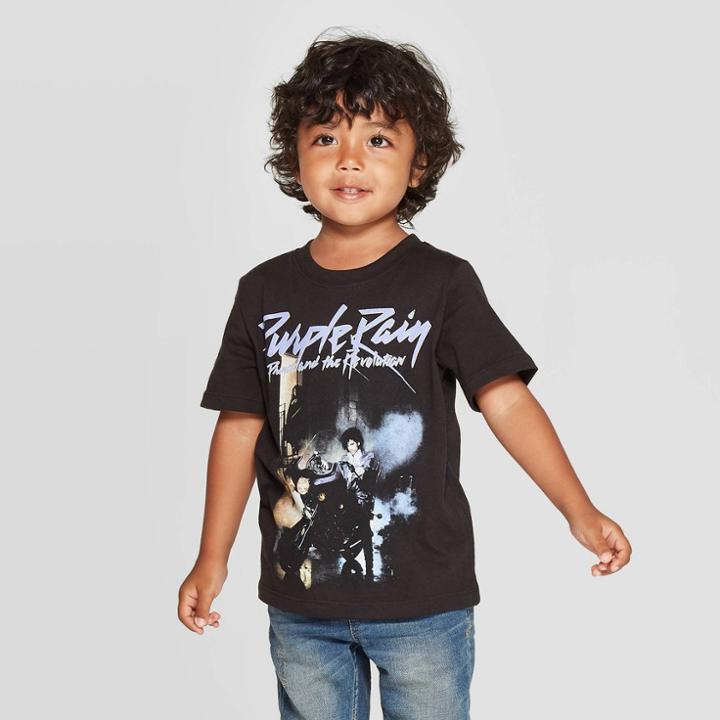 Petitetoddler Boys' Bravado Prince Short Sleeve T-shirt - Black