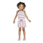 Toddler Girls' Striped Scoop Neck Romper - Red/navy 2t - Vineyard Vines For Target, Purple