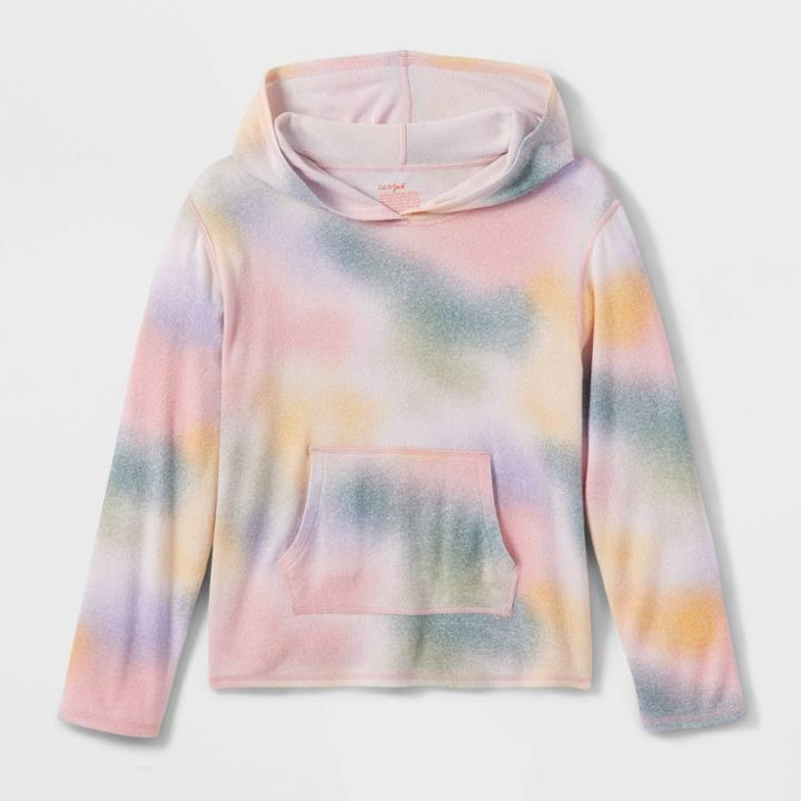 Girls' Adaptive Cozy Pullover T-shirt - Cat & Jack Xs,