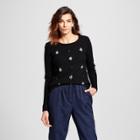 Women's Jewel Pullover Sweater - Alison Andrews Black