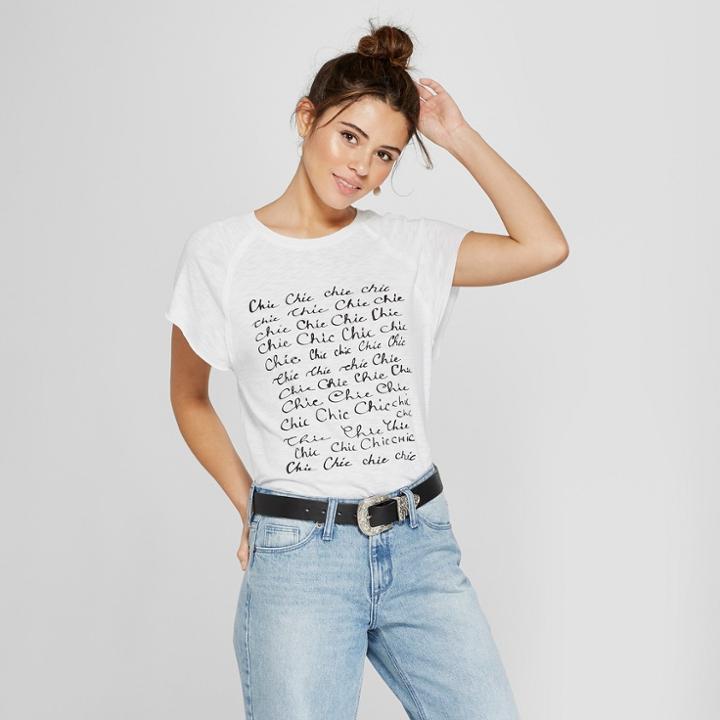 Women's Chic Repeat Graphic Tank Top - Grayson Threads (juniors') White