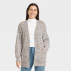 Women's Open Cardigan - A New Day Brown