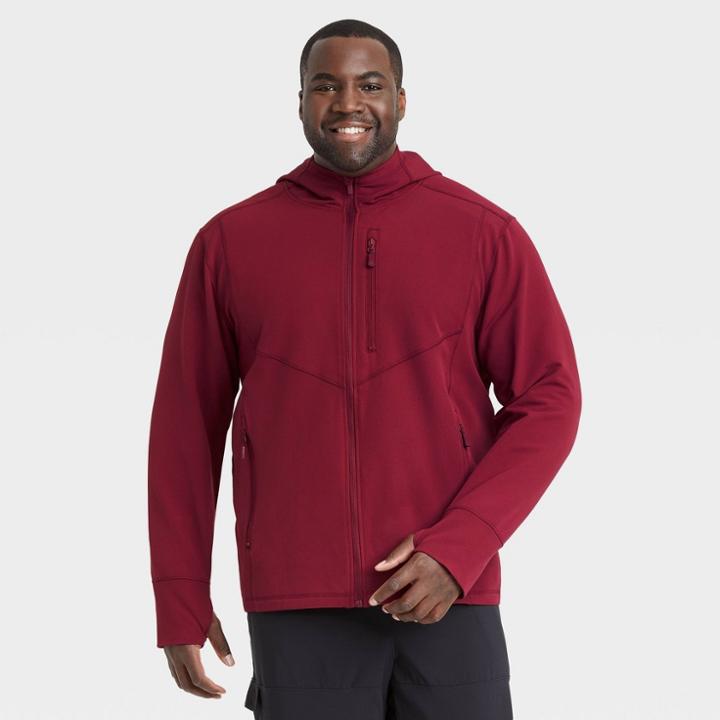 All In Motion Men's Big & Tall Woven Fleece Jacket - All In