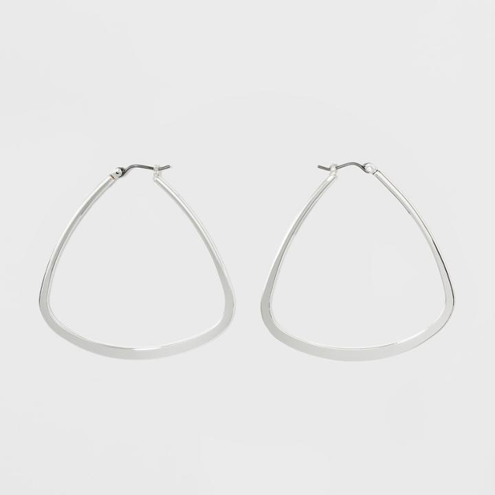 Triangle Shape Hoop Earrings - A New Day
