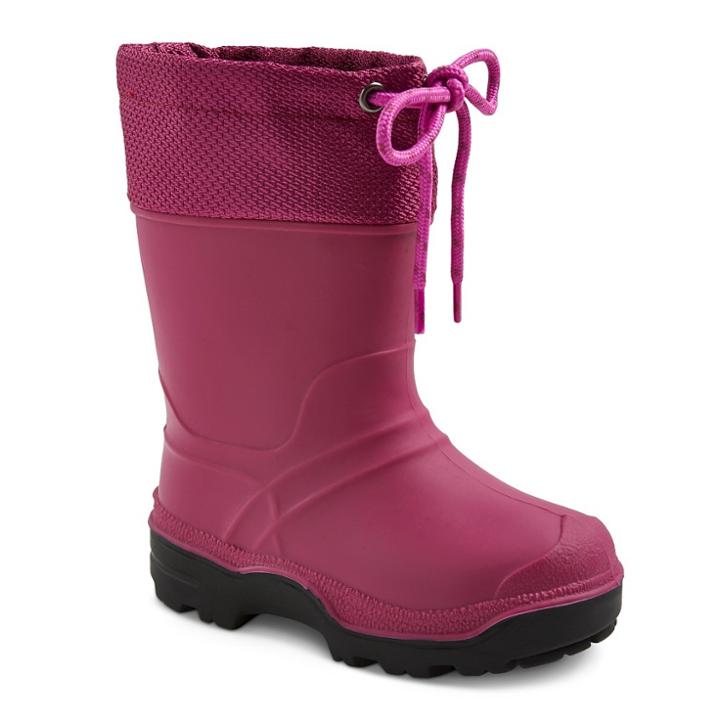 Target Toddler Girls' Snowmaster Icestorm Waterproof Winter Boots - Berry