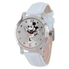 Women's Disney Mickey Mouse Shinny Vintage Articulating Watch With Alloy Case - White,