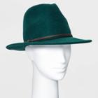 Women's Felt Fedora Hat - Universal Thread Green
