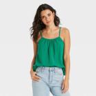 Women's Gauze Tank Top - Universal Thread Green