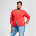 Women's Plus Size Any Day Cardigan - A New Day Red