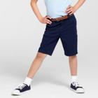 Plus Size Girls' Chino Shorts - Cat & Jack Navy (blue)