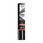 Nyx Professional Makeup Glitter Goals Liquid Lipstick Alienated - 0.1 Fl Oz, Grey