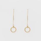 Open Circle Threaders Earrings - A New Day Gold