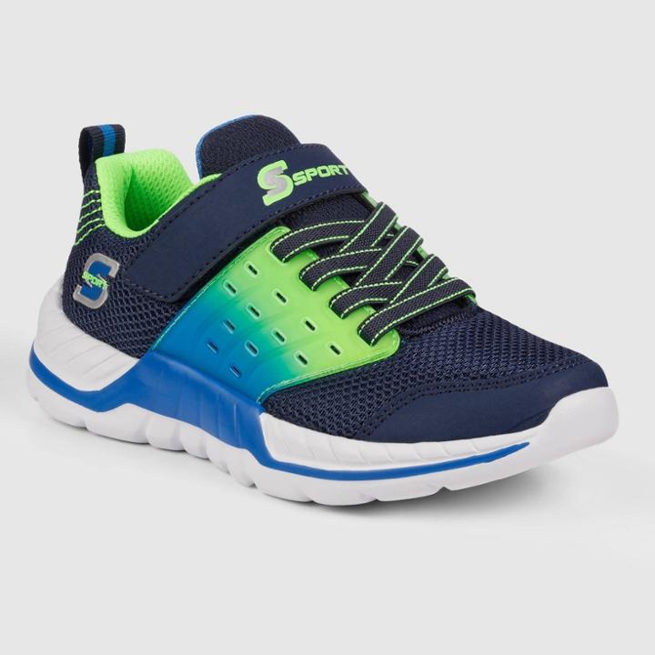 S Sport By Skechers Boys' S Sport By Sketchers Chrys Sneakers - Navy/lime