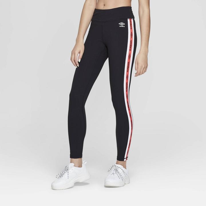 Joylab Umbro Women's Logo Leggings Black