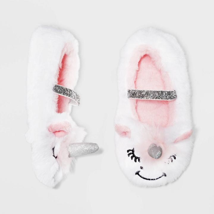Toddler Girls' Balletslippers - Cat & Jack Fresh White
