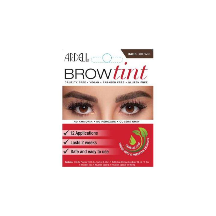 Ardell Brow Tint Dark Brown - 12ct, Adult Unisex