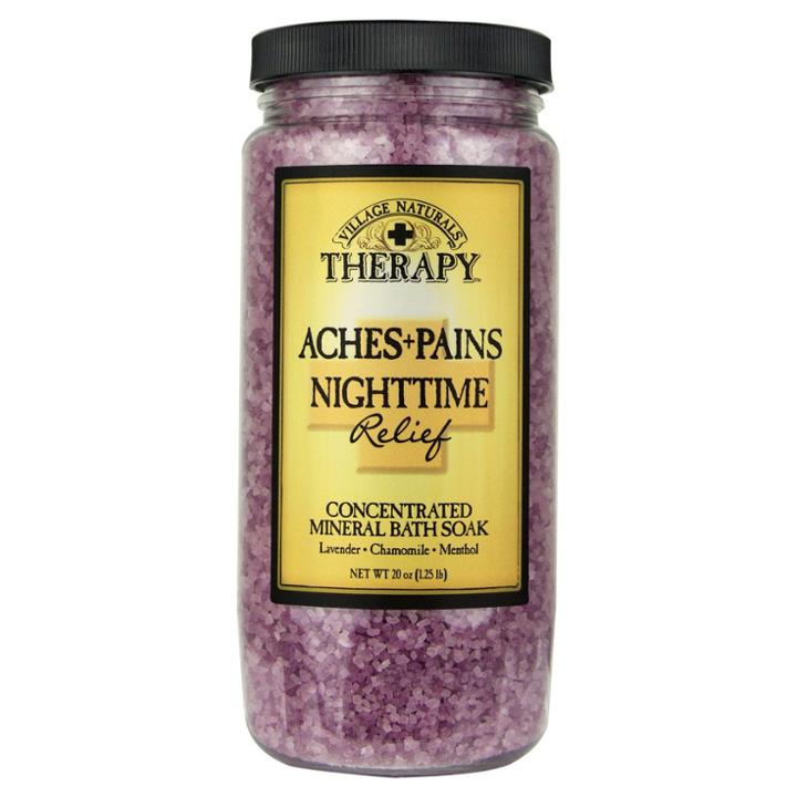 Village Naturals Therapy Aches + Pains Nighttime Relief Concentrated Mineral Bath