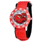 Boys' Disney Cars Stainless Steel Case With Bezel Watch - Red
