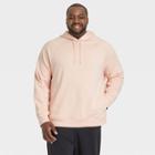Men's Big & Tall Cotton Fleece Pullover Hoodie - All In Motion Peach