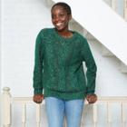 Women's Crewneck Cable Knit Pullover Sweater - A New Day