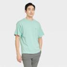 Men's Short Sleeve T-shirt - All In Motion Teal Gray