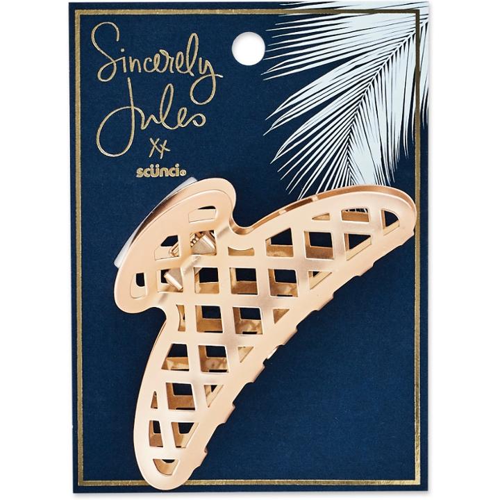 Sincerely Jules By Scunci Sincerely Jules By Scnci Metal Open Weave Jaw Clip,