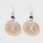 Coin, Filigree, And Glitzy Earrings - A New Day,