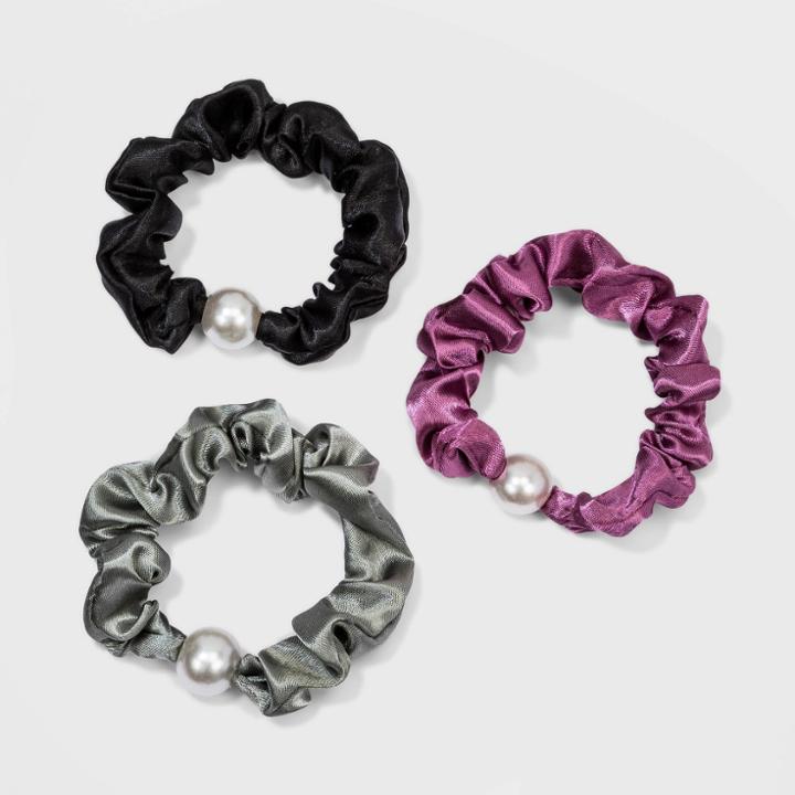 Pearl Hair Twister Set 3pc - A New Day Purple/black
