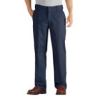 Dickies Men's Big & Tall Relaxed Straight Fit Comfort Waist Flex Twill Pants- Dark Navy