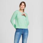 Women's Long Sleeve Any Day Cardigan - A New Day Mint