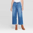 Women's High-rise Regular Fit Cropped Jeans - Universal Thread Light Blue