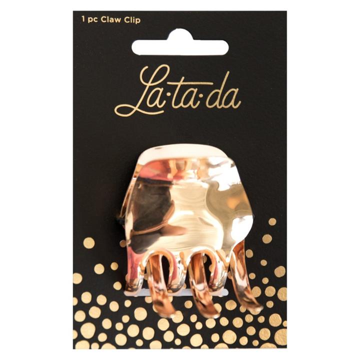 La-ta-da Gold Metal Clip - 1pc, Girl's, White