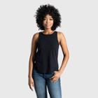 Women's United By Blue Natural High-neck Tank Top - Black